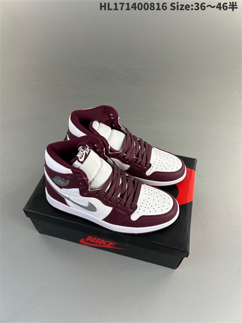 women air jordan 1 shoes H 2023-10-26-538